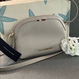 Tommy Hilfiger Taupe Crossbody Bag